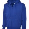UC504 Adults Classic Full Zip Hooded Sweatshirt